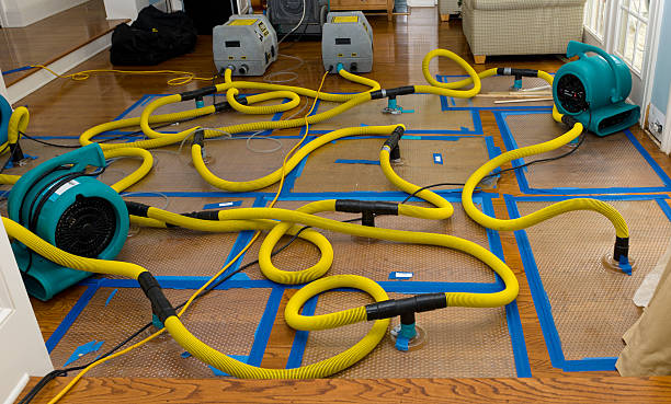 Professional Flood Damage Restoration technician working in Harrison, TN